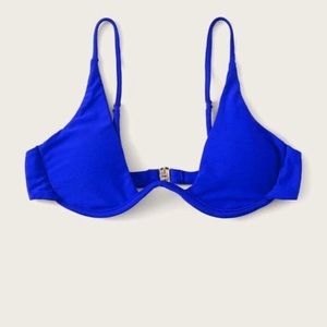 nwot cobalt blue bikini top